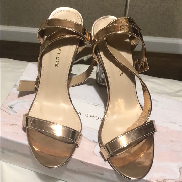 Rose Gold heels - Picture 3 of 3